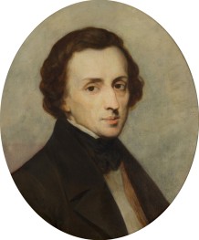 Portrait of Frédéric Chopin, 1847 by Ary Scheffer | Giclée Canvas Print