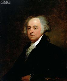 Portrait of John Adams, 1835 by Asher Brown Durand | Canvas Print