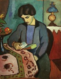 The Wife of the Artist, 1912 | August Macke