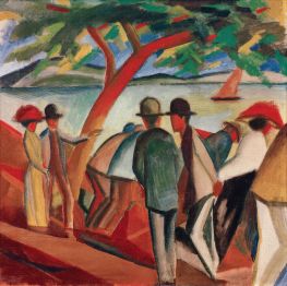 Spaziergänger am See, 1912 | August Macke