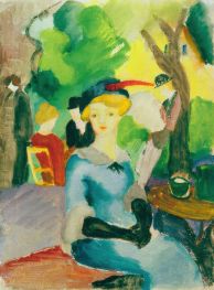 Figures in the Park, 1913 | August Macke