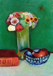 Still Life with Flowers, 1910 | August Macke