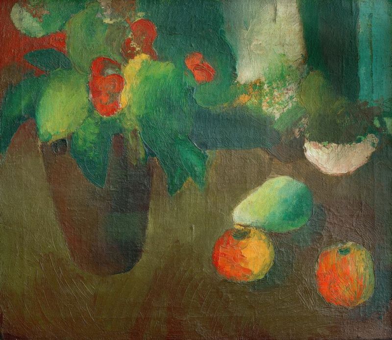 Still Life with Begonia, 1914 | August Macke | Giclée Canvas Print