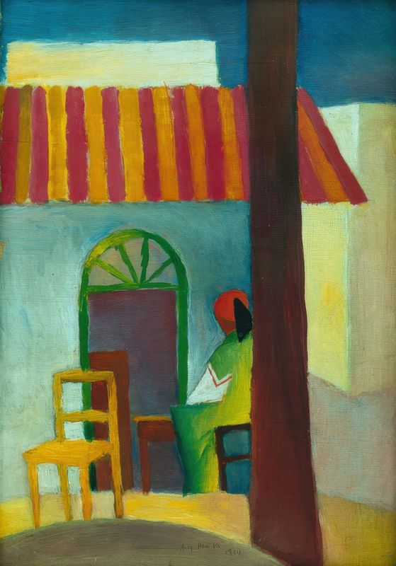 Turkish Cafe I, 1914 | August Macke | Giclée Canvas Print