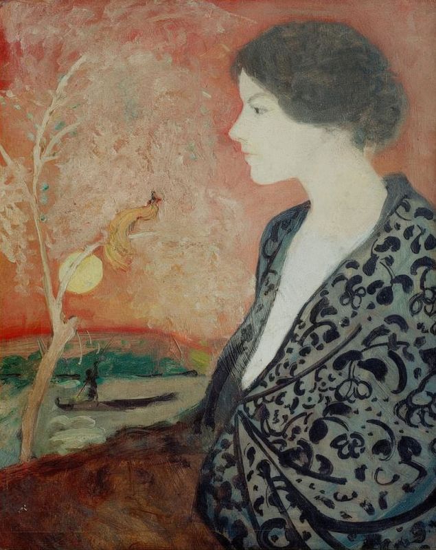 Portrait of Elisabeth Gerhardt, 1907 | August Macke | Giclée Canvas Print