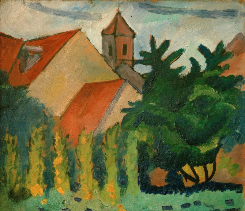 Church in Kandern, 1911 | August Macke | Giclée Canvas Print