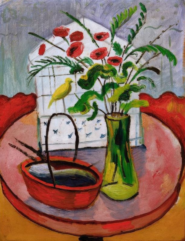 Bird Cage, 1912 | August Macke | Giclée Canvas Print