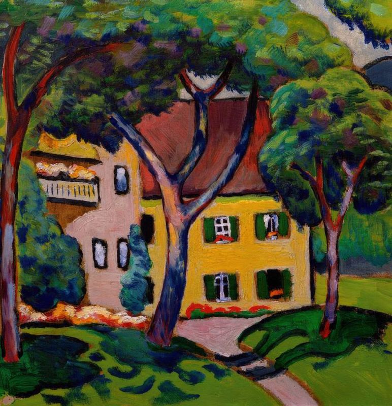 House in Tegernsee, 1910 | August Macke | Giclée Canvas Print