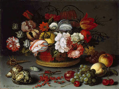 Basket of Flowers, c.1622 | van der Ast | Giclée Canvas Print