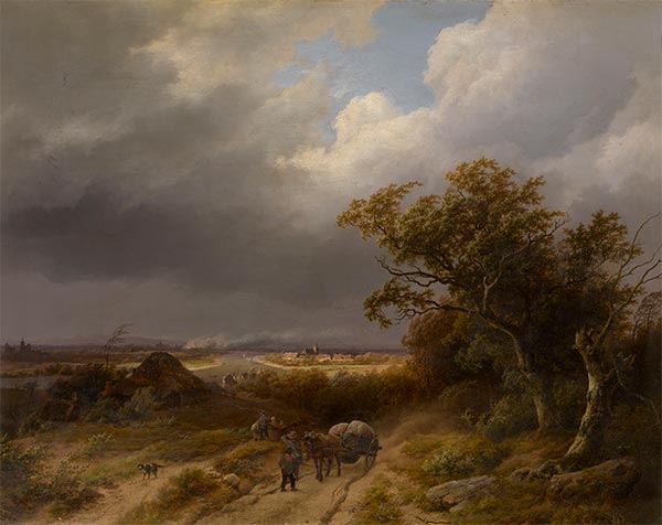 Landscape near Cleves, 1846 | Barend Cornelius Koekkoek | Giclée Canvas Print