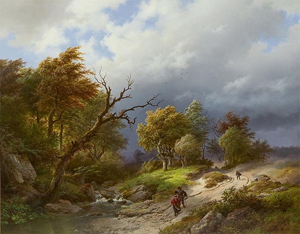 Upcoming Storm, 1843 | Barend Cornelius Koekkoek | Giclée Canvas Print