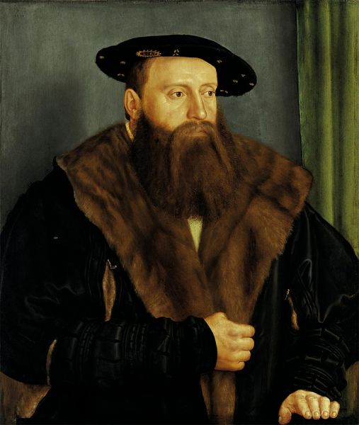 Porträt des Herzogs Ludwig X. von Bayern, 1531 | Barthel Beham | Giclée Leinwand Kunstdruck