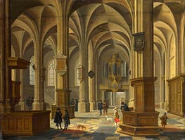 Bartholomeus van Bassen | Interior of St Cunerakerk, Rhenen, 1638 | Giclée Canvas Print