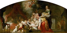 The Birth of the Virgin, 1661 by Murillo | Canvas Print