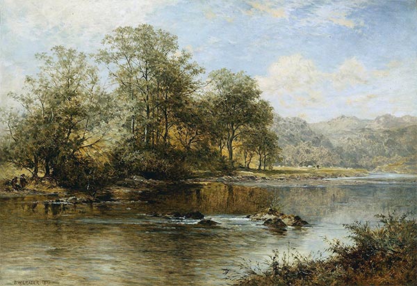On the Llugwy, North Wales, 1887 | Benjamin Williams Leader | Giclée Canvas Print