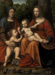 Madonna und Kind mit der heiligen Elisabeth und dem Jesuskind Johannes, c.1515/20 | Bernardino Luini