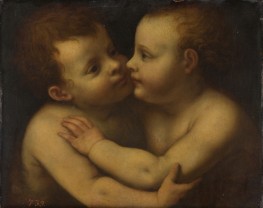 Jesus and Saint John Embracing, n.d. | Bernardino Luini