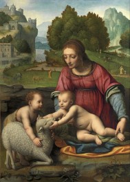 Virgin and Child with the Infant Saint John the Baptist, c.1523/25 | Bernardino Luini