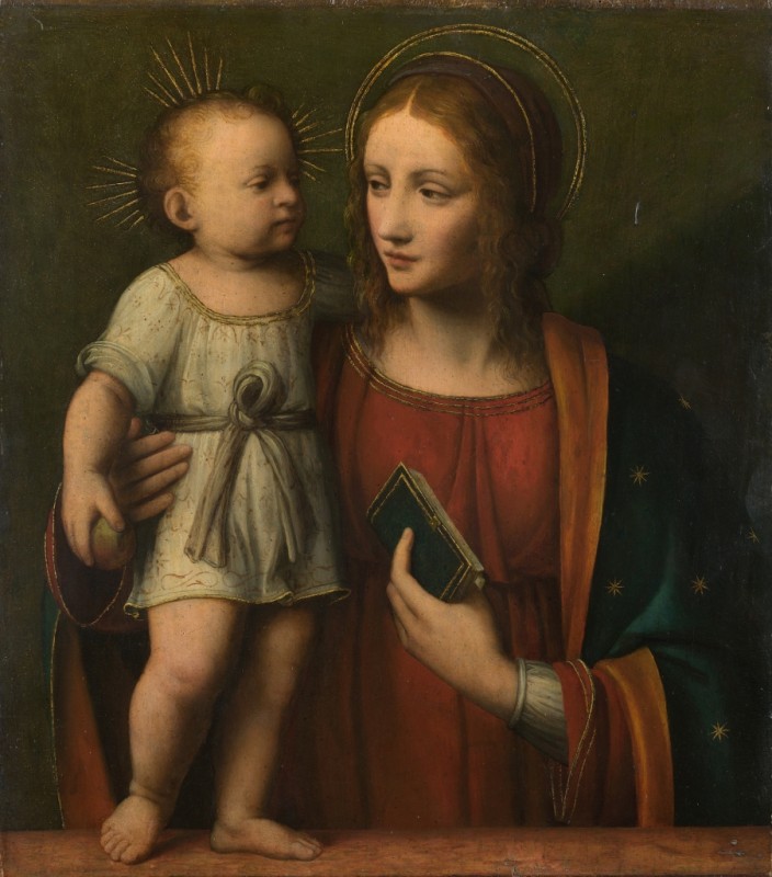 Die Jungfrau mit dem Kind, n.d. | Bernardino Luini | Giclée Leinwand-Kunstdruck