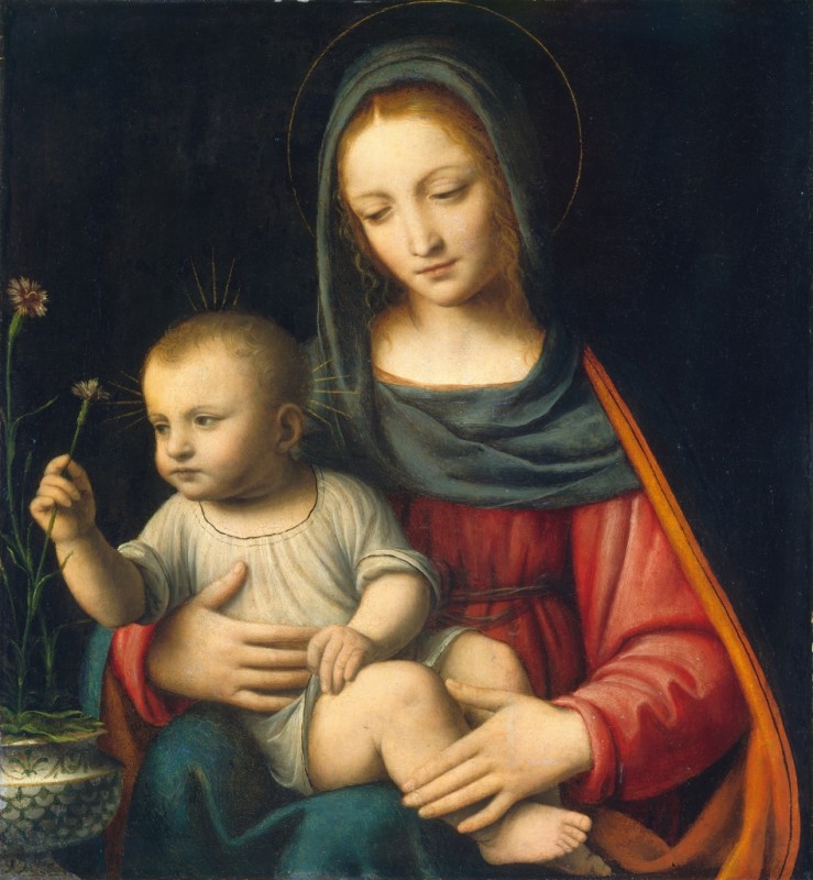 The Madonna of the Carnation, 1515 | Bernardino Luini | Giclée Canvas Print