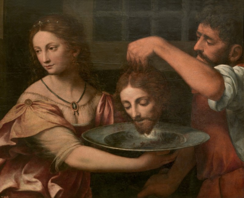 Salome Receiving the Head of the Baptist, n.d. | Bernardino Luini | Giclée Canvas Print