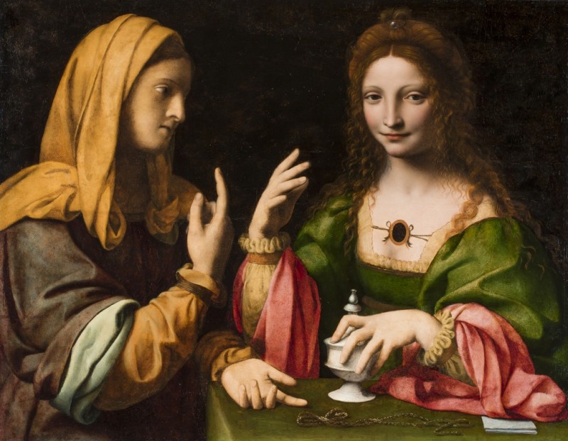The Conversion of the Magdalene, 1520 | Bernardino Luini | Giclée Canvas Print