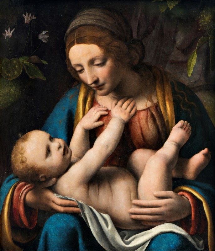 Madonna with the Christ Child, c.1515/25 | Bernardino Luini | Giclée Canvas Print