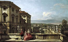 Bernardo Bellotto | The Liechtenstein Garden Palace in Vienna Seen from the East | Giclée Canvas Print