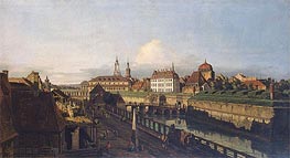 Bernardo Bellotto | Old Fortifications of Dresden | Giclée Canvas Print