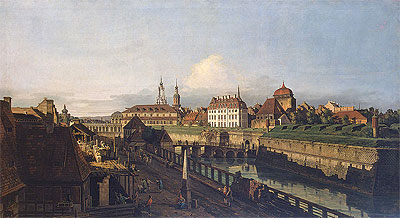 Old Fortifications of Dresden, c.1749/52 | Bernardo Bellotto