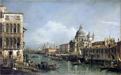 Entrance to the Grand Canal, Venice, n.d. | Bernardo Bellotto | Giclée Canvas Print