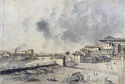 View of Parma, undated | Bernardo Bellotto | Giclée Paper Print