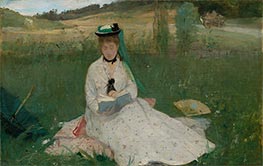 Lesen, 1873 von Berthe Morisot | Leinwand Kunstdruck