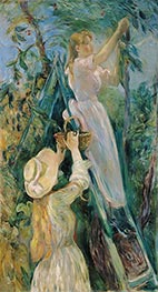 Der Kirschbaum, 1891 von Berthe Morisot | Leinwand Kunstdruck
