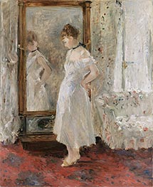 Berthe Morisot | The Psyche Mirror, 1876 | Giclée Canvas Print