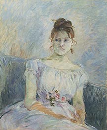 Paule Gobillard in einem Ballkleid | Berthe Morisot | Gemälde Reproduktion