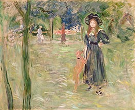 Bois de Boulogne, 1893 von Berthe Morisot | Leinwand Kunstdruck
