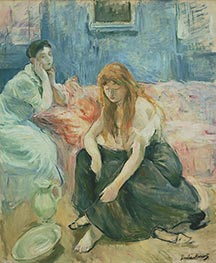 Berthe Morisot | Two Girls | Giclée Canvas Print