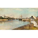 The Harbor at Lorient, 1869 - Berthe Morisot