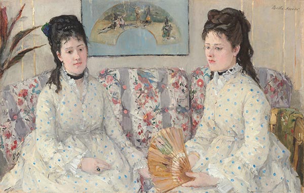 Die Schwestern, 1869 | Berthe Morisot | Giclée Leinwand Kunstdruck