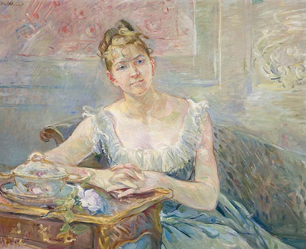 Louise Riesener, c.1888 | Berthe Morisot | Giclée Leinwand Kunstdruck
