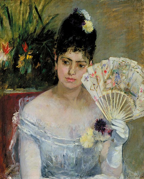 At the Bal, 1875 | Berthe Morisot | Giclée Canvas Print