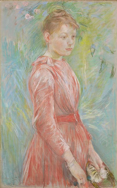 Girl in Rose Dress, 1888 | Berthe Morisot | Giclée Paper Art Print