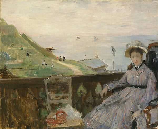 Berthe Morisot | On the Terrace, 1874 | Giclée Canvas Print