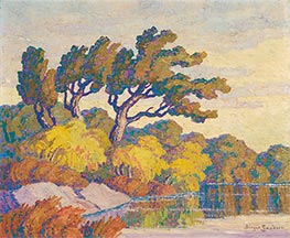 Birger Sandzén | Early Fall, Smoky River, 1937 | Giclée Canvas Print