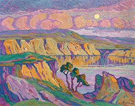 Creek at Twilight, 1927 von Birger Sandzén | Leinwand Kunstdruck
