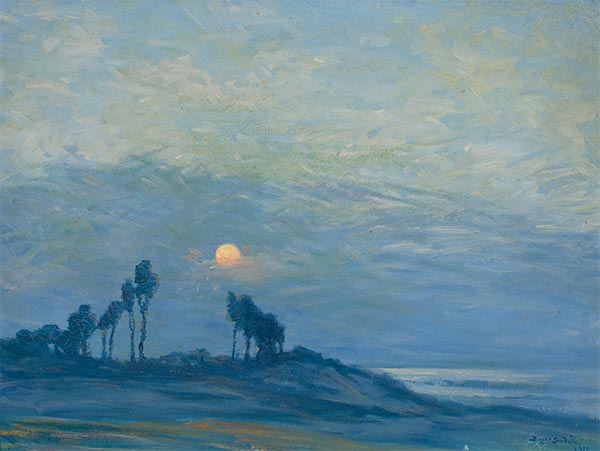 Sunset Over the Trees, 1910 | Birger Sandzén | Giclée Canvas Print