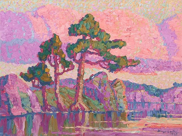 Colorado River, Estes Park, 1926 | Birger Sandzén | Giclée Canvas Print