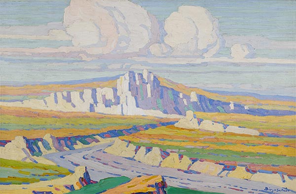 Western Landscape, undated | Birger Sandzén | Giclée Canvas Print