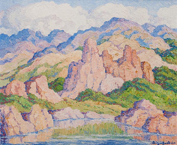 In den Bergen, Colorado, 1945 von Birger Sandzén | Giclée Leinwand-Kunstdruck